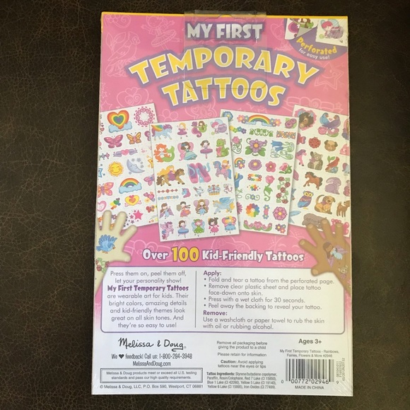 Melissa & Doug Accessories New Bundle Of 2 Melissa Doug Temporary